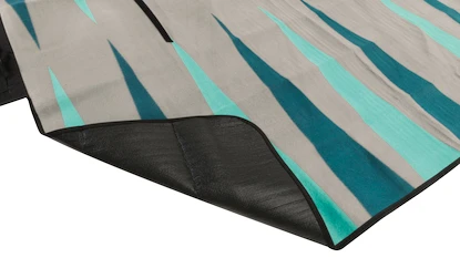 Easy Camp  Backgammon Picnic Rug Black & Grey Alátét