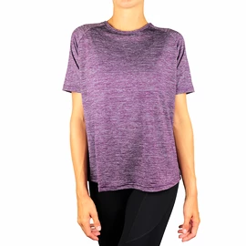 Endurance Athlecia Pasew Melange Seamless Tee Purple Női póló