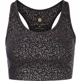 Endurance AthleciFranz Deluxe Printed Sports Bra Dark Női melltartó