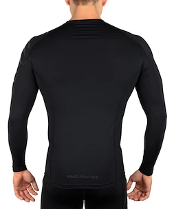 Endurance  Cenarfon Compression LS Black Férfipóló S