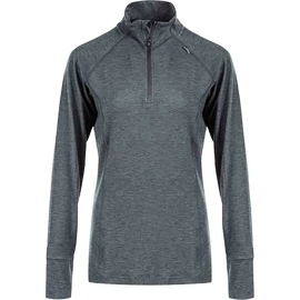 Endurance  Core X1 Elite Melange Midlayer Black Melange Női melegítőfelső