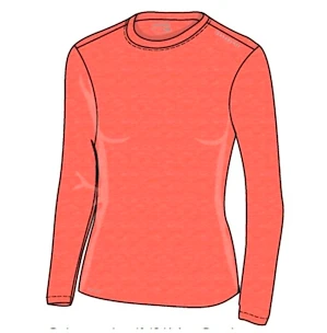 Endurance  Sustainable X1 Elite LS Tee Salmon Női póló