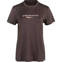 Endurance  Wange Melange S/S Tee Black Bean Női póló