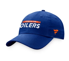 Fanatics Authentic Pro Game & Train Authentic Pro Game & Train Unstr Adjustable Edmonton Oilers Férfibaseballsapka