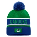 Fanatics  Authentic Pro Game & Train Cuffed Pom Knit Vancouver Canucks  Téli sapka