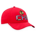 Fanatics  Authentic Pro Locker Room Structured Adjustable Cap NHL Chicago Blackhawks  Férfibaseballsapka