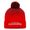 Fanatics Iconic Gradiant Iconic Gradiant Beanie Cuff with Pom Chicago Blackhawks  Téli sapka