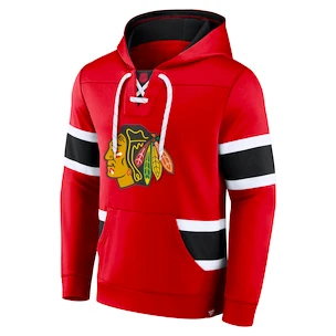 Fanatics Iconic NHL Exclusive Mens Iconic NHL Exclusive Pullover Hoodie Chicago Blackhawks Férfi-melegítőfelső