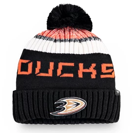 Fanatics Pro Rinkside Goalie Beanie Pom Knit NHL Anaheim Ducks Sapka