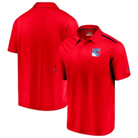 Fanatics Rinkside Synthetic Polo NHL New York Rangers Férfipóló