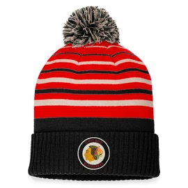 Fanatics True Classic True Classic Beanie with Pom Chicago Blackhawks Téli sapka