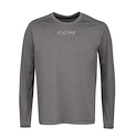 Férfipóló CCM  Non Compression LS Tee Grey Senior