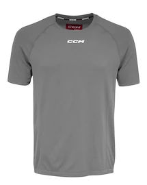 Férfipóló CCM SS Premium Training Tee Dark Grey Heathered Senior