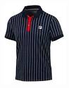 Fila  Polo Stripes Navy/White Férfipóló