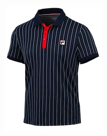 Fila Polo Stripes Navy/White Férfipóló