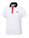 Fila  Polo Stripes White/Stripes Férfipóló L