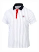 Fila  Polo Stripes White/Stripes Férfipóló M