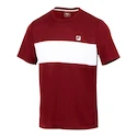 Fila  T-Shirt Bosse Cabernet/White Alyssum Férfipóló