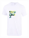 Fila  T-Shirt Caleb White Férfipóló M