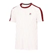 Fila  T-Shirt Stripes Jascha 2 White Alyssum/Cabernet Férfipóló