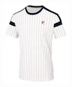 Fila  T-Shirt Stripes Jascha White Alyssum  Férfipóló