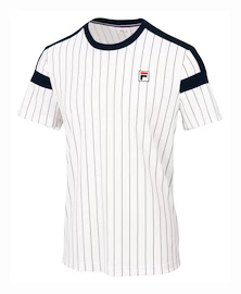 Fila  T-Shirt Stripes Jascha White Alyssum Férfipóló