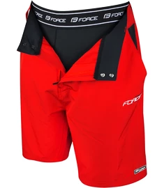 Force Blade MTB red Kerékpáros rövidnadrág férfiaknak