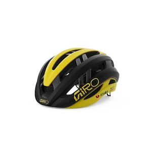 Giro Aries  Spherical Mat Black/Yellow Visma Kerékpáros sisak