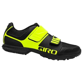 Giro Berm Black/Citron Green Kerékpáros cipő