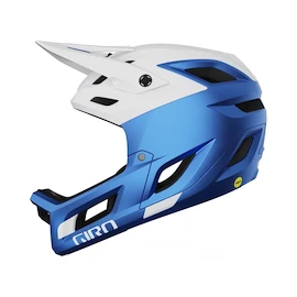 Giro Coalition Spherical Mat White/Ano Blue Kerékpáros sisak