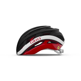 Giro Helios Spherical Mat Black/Red Kerékpáros sisak