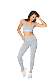 Gym Glamour Legíny vysoký pas šedé Női leggings