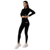 GymBeam  FLO Ribbed CropTop Black Női póló