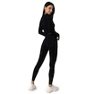 GymBeam  FLO Ribbed Leggings Black Női leggings