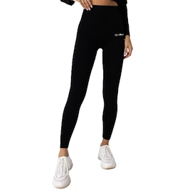 GymBeam FLO Ribbed Leggings Black Női leggings