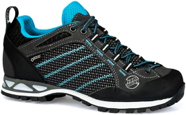 Hanwag Makra Low Lady GTX Black/Seablue Női kültéri cipők