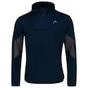 Head  Club 22 Tech Hoodie Men Dark Blue Férfi-melegítőfelső L