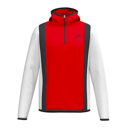 Head CLUB 25 TECH Hoodie Women Red/White Női melegítőfelső