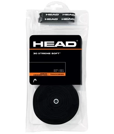 Head Head Xtreme Soft Black (30 Pack) Felső nyélvédő overgrip