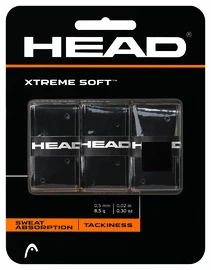 Head Head Xtreme Soft Black Felső nyélvédő overgrip