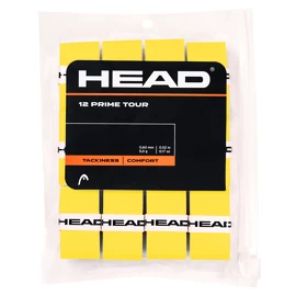 Head Prime Tour 12x Pack Yellow Felső nyélvédő overgrip