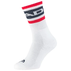 Head Socks Tennis 1P Crew White/Navy/Red Zokni