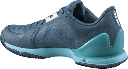 Head Sprint Pro 3.5 Clay Grey/Teal  Női teniszcipő EUR 37