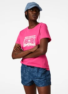 Helly Hansen  F2F Organic Cotton T-Shirt Cascadia Pink Női póló