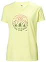 Helly Hansen  Skog Recycled Graphic Tee Fadded Yallow Női póló XS