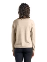 Icebreaker  Flaxen LS V Sweater Beige Pulóver