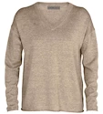 Icebreaker  Flaxen LS V Sweater Beige Pulóver S