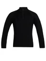 Icebreaker  K 260 Tech LS Half Zip BLACK Gyerekpóló