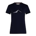 Icebreaker Merino 150 Tech Lite SS T South Const Midnight Navy Női póló