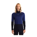 Icebreaker Merino 200 Oasis Sonebula LS High Neck Mid Navy/Royal Navy/Snow/Cb Férfipóló